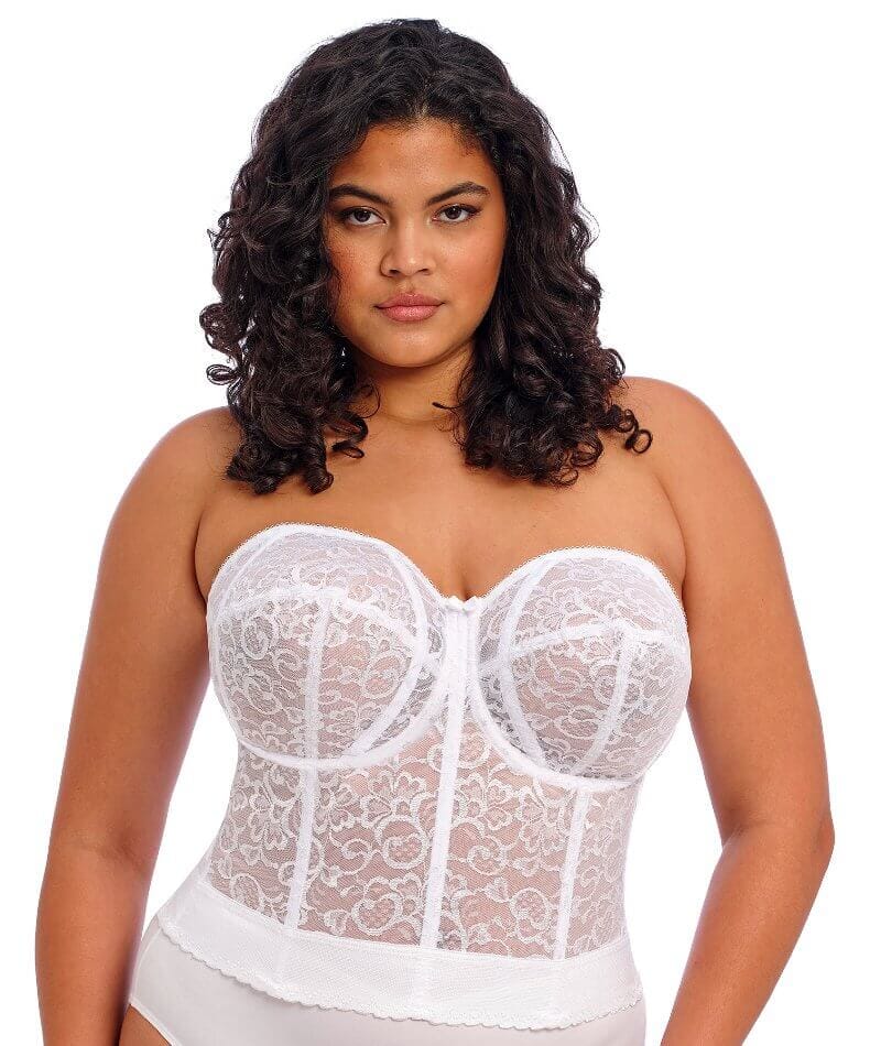 Goddess Lace Bridal Bustier - White Bras
